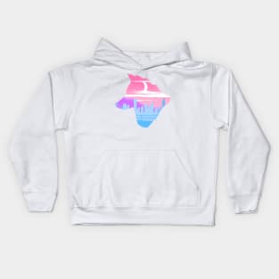 Catgender pride wolf Kids Hoodie